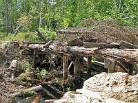 Остатки моста через речку Болотную
